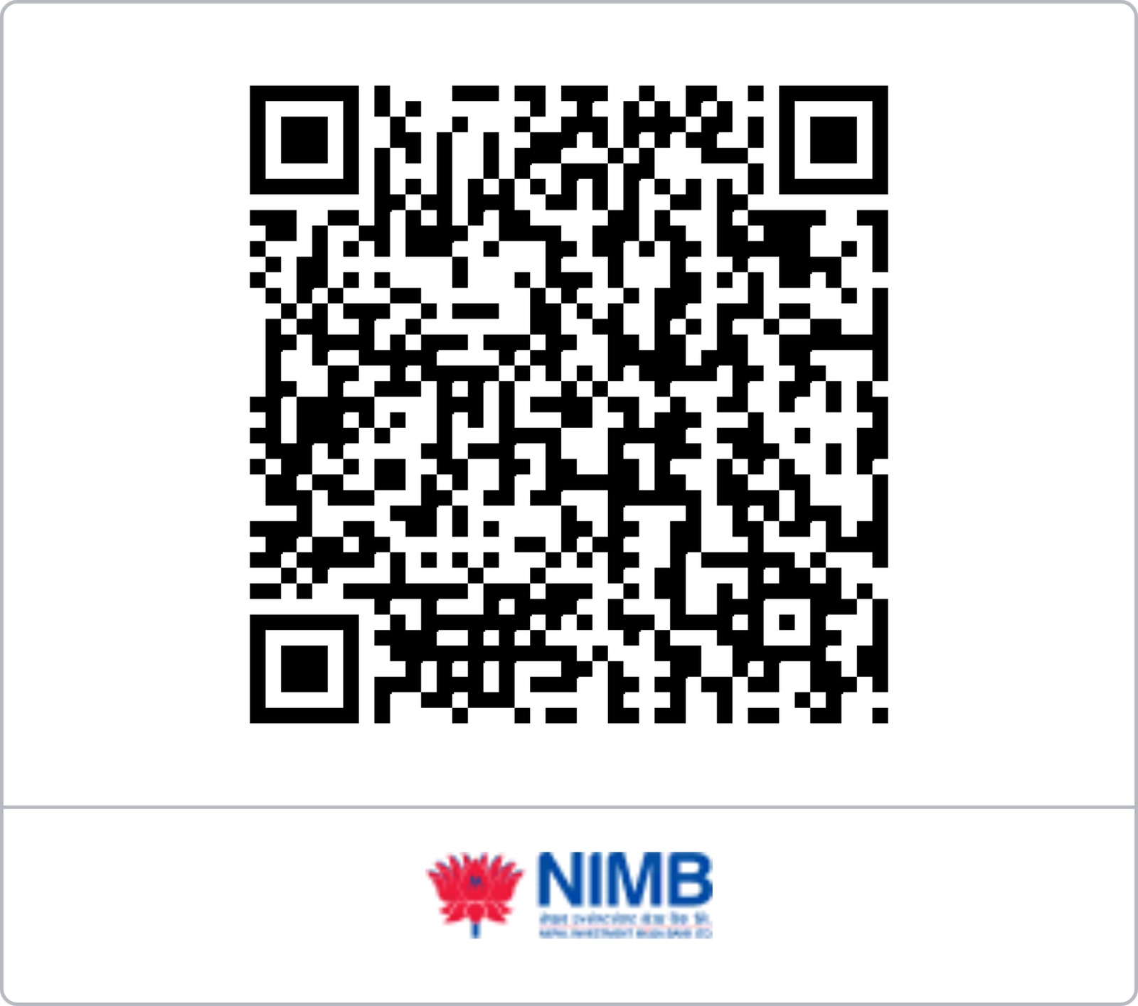 Payment QR code